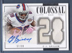 2014 Panini National Treasures Colossal Auto CJ Spiller 57/99