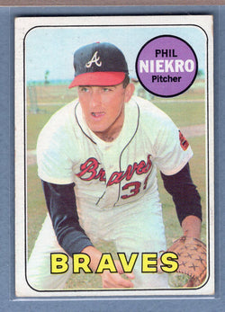1969 Topps #355 Phil Niekro (HOF)  VG-EX  GOYY3