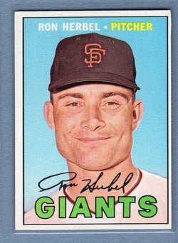 1967 Topps #156 Ron Herbel EX  GO225