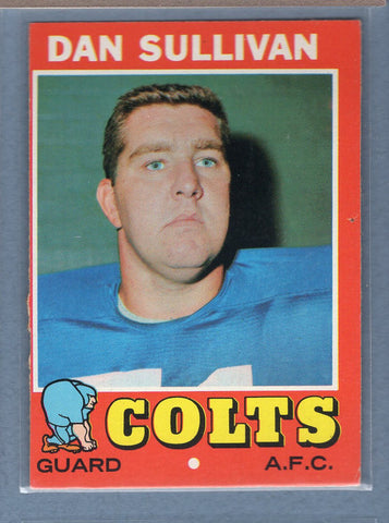 1971 Topps #108 Dan Sullivan (st) (b) EX  GO600