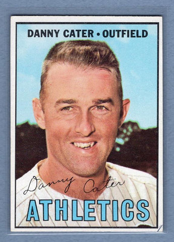 1967 Topps #157 Danny Cater(mk) VG  GO225