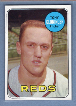1969 Topps #492 Tony Cloninger (d) EX-MT  GO700