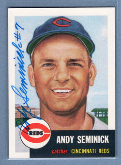 1991 Topps Archives #153 Andy Seminick Autograph Auto signed