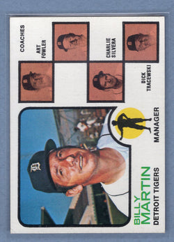 1973 Topps #323 Tigers Mgr./Coaches EX-MT  GO443