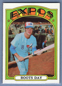 1972 Topps #254 Boots Day Ex-Nm