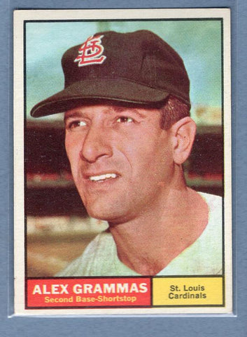 1961 Topps #64 Alex Grammas VG-EX     GO100