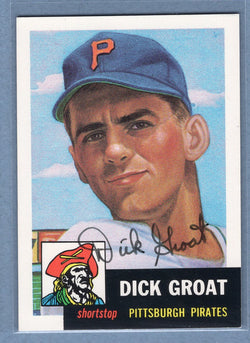 1991 Topps Archives #154 Dick Groat Autograph Auto signed