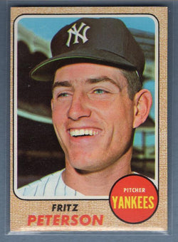 1968 Topps 246 Fritz Peterson VG-EX SET BREAK