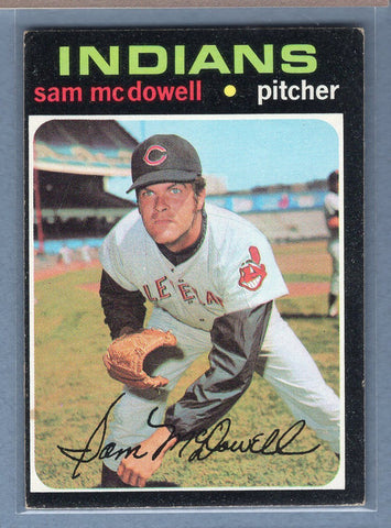 1971 Topps #150 Sam McDowell (b) EX  GO950