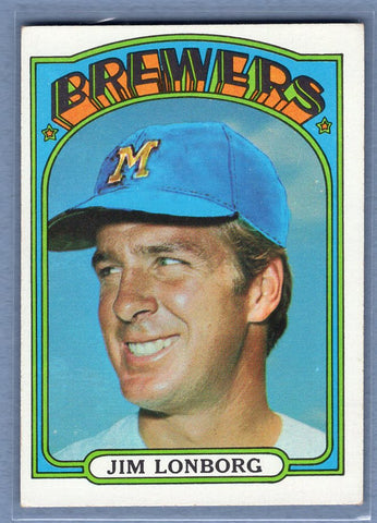 1972 Topps #255 Jim Lonborg Ex-Nm