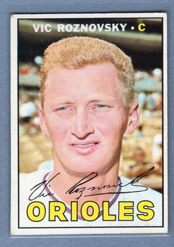1967 Topps #163 Vic Roznovsky EX  GO225