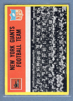 1967 Philadelphia #109 New York Giants  VG-EXGO71