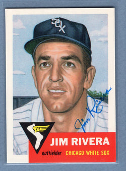 1991 Topps Archives #156 Jim Rivera Autograph Auto signed