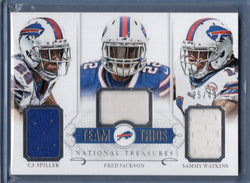 2014 Panini National Tresures Team Trios Spiller Watkins Jackson 25/49