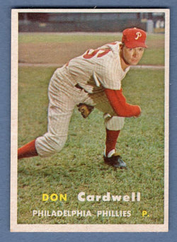 1957 Topps #374 Don Cardwell EX  GO215