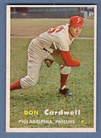 1957 Topps #374 Don Cardwell EX  GO215