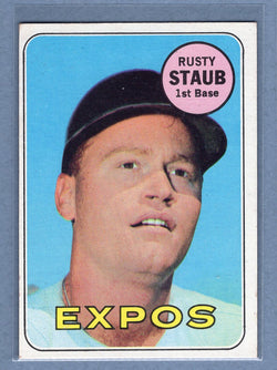 1969 Topps #230 Rusty Staub (a) EX-MT  GOWAYY