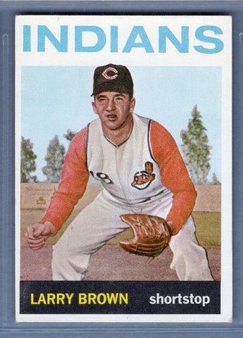 1964 Topps #301 Larry Brown EX  GO319