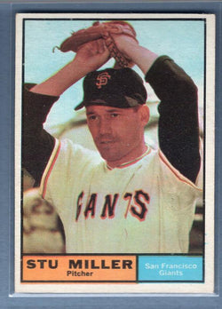 1961 Topps #72 Stu Miller VG-EX     GO100