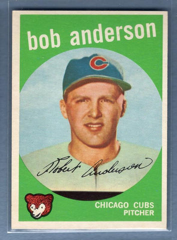 1959 Topps #447 Bob Anderson NM  GO200