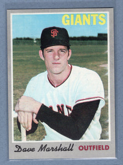 1970 Topps #58 Dave Marshall  (a) EX-MT  GO750