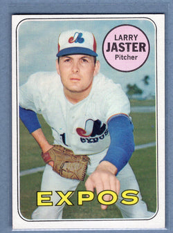 1969 Topps #496 Larry Jaster (b) EX-MT  GO700