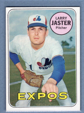 1969 Topps #496 Larry Jaster (b) EX-MT  GO700