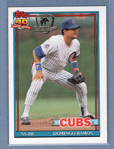1991 Topps Desert Shield #541 Domingo Ramos  NM  GO500