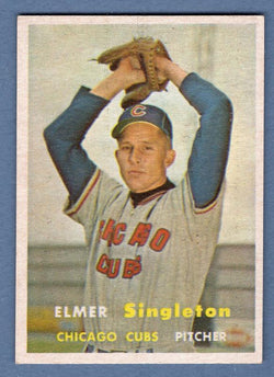 1957 Topps #378 Elmer Singleton EX  GO215