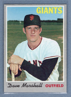 1970 Topps #58 Dave Marshall  (b) EX-MT  GO750