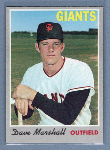 1970 Topps #58 Dave Marshall  (b) EX-MT  GO750
