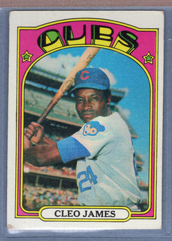 1972 Topps #117 Cleo James (Yellow) (a) VG-EX  GO544