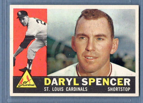 1960 Topps #368 Daryl Spenbcer EX-MT  Set Break C