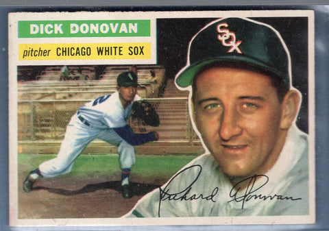 1956 Topps #18 Dick Donovan (GB) EX-MT   GO98
