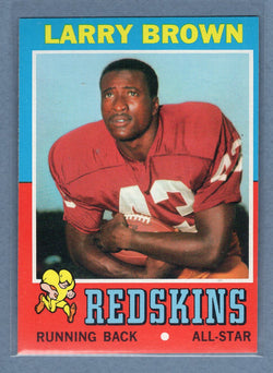 1971 Topps #115 Larry Brown (a) EX-MT  GO600