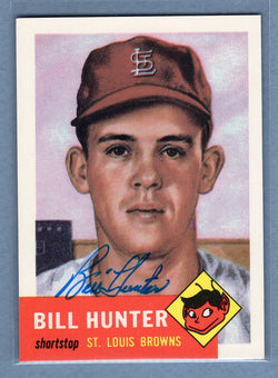 1991 Topps Archives #166 Billy Hunter Autograph Auto signed