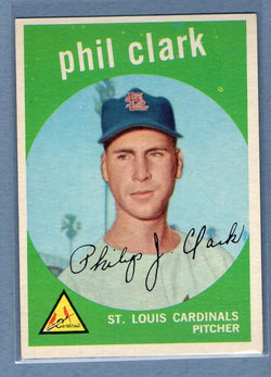1959 Topps #454 Phil Clar EX-MT  GO200