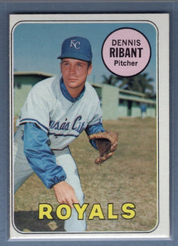 1969 Topps #463 Dennis Ribant NM-MT Set Break WA WA