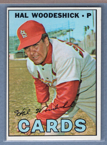 1967 Topps #324 Hal Woodeshick EX  GO215