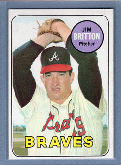1969 Topps #154 Jim Britton (c) EX-MT  GOWABB