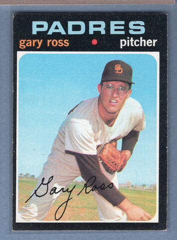 1971 Topps #153 Gary Ross (a) EX  GO950