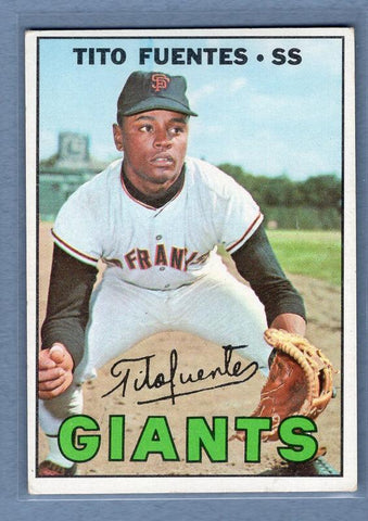 1967 Topps #177 Tito Fuentes EX  GO225