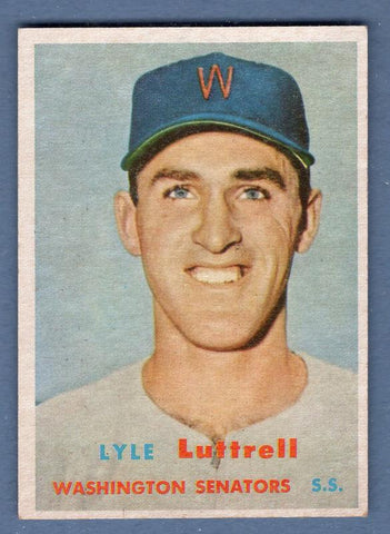 1957 Topps #386 Lyle Luttrell EX  GO215