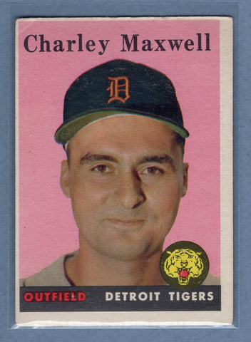 1958 Topps #380 Charley Maxwell (b) VG  GO501