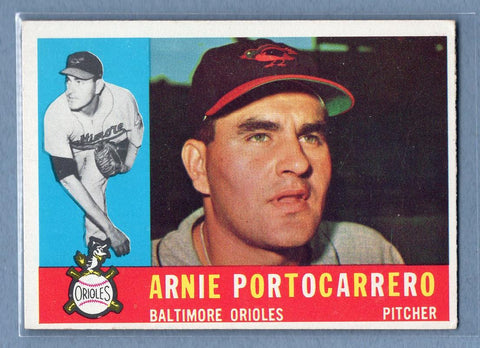1960 Topps #254 Arnie Portocarrero EX   GO65