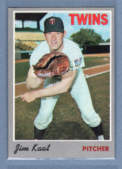 1970 Topps #75 Jim Kaat  (b) EX-MT  GO750