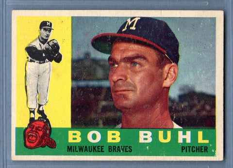 1960 Topps #374 Bob Buhl EX-MT  Set Break C