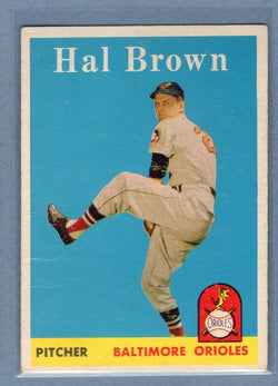 1958 Topps #381 Hal Brown (mk) VG  GO501