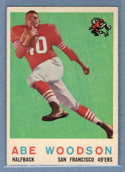 1959 Topps #102 Abe Woodson EX  GO87
