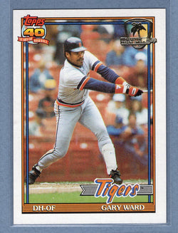 1991 Topps Desert Shield #556 Gary Ward  NM  GO500